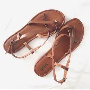 Brown Strappy Sandals